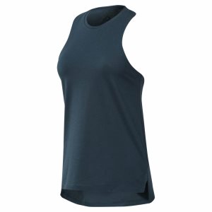 Reebok Combat Perforated Cotton Muskelshirt Damen - Blau - DE 705-JZY